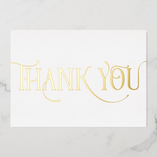 Gepersonaliseerd Minimaal modern Manuscript Wit Da Folie Feestdagenkaart (Voorkant)