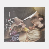 Gepersonaliseerd minimumaantal van 1 foto-inktpatr fleece deken (Voorkant (Horizontaal))