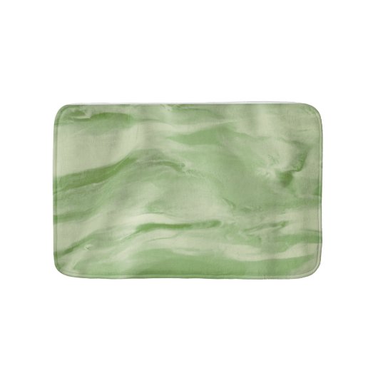 Gepersonaliseerd Mint Groen marmeren patroon Badmat (Voorkant)