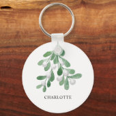 Gepersonaliseerd Mistletoe Sleutelhanger (Voorkant)