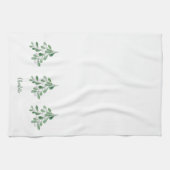 Gepersonaliseerd Mistletoe Theedoek (Horizontaal)