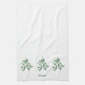 Gepersonaliseerd Mistletoe Theedoek (Verticaal)