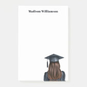 Gepersonaliseerd Modern Afstuderen Vrouw Afstudere Post-it® Notes (Voorkant)