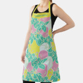 Gepersonaliseerd Modern Bud & Flower Pattern Schor Schort (Insitu)