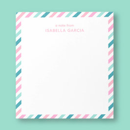 Gepersonaliseerd Modern Cool Notitieblok