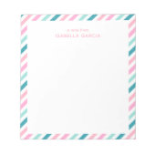 Gepersonaliseerd Modern Cool Notitieblok (Voorkant)