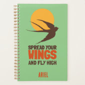 Gepersonaliseerd Modern Elegant Motivatie Planner (Voorkant)