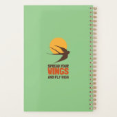 Gepersonaliseerd Modern Elegant Motivatie Planner (Achterkant)