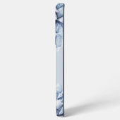 Gepersonaliseerd Modern Floral Dusty Blue Samsung Galaxy Hoesje (Achterkant horizontaal)