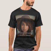 Gepersonaliseerd Modern in Loving Memory | Memoria T-shirt (Voorkant)