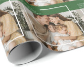 Gepersonaliseerd modern inpakpapier met foto (Rol Hoek)