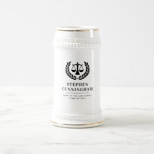 Gepersonaliseerd Modern Law School Afstuderen Bierpul