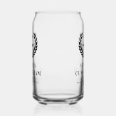 Gepersonaliseerd Modern Law School Afstuderen Blikvorm Glas (Links)