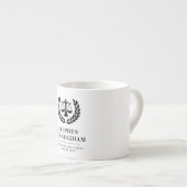 Gepersonaliseerd Modern Law School Afstuderen Espresso Kop (Voorkant rechts)