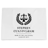 Gepersonaliseerd Modern Law School Afstuderen Groot Cadeauzakje (Voorkant)