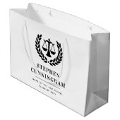 Gepersonaliseerd Modern Law School Afstuderen Groot Cadeauzakje (Achterkant Gekanteld)