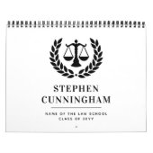 Gepersonaliseerd Modern Law School Afstuderen Kalender (Hoes)