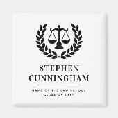 Gepersonaliseerd Modern Law School Afstuderen Magneet (Voorkant)