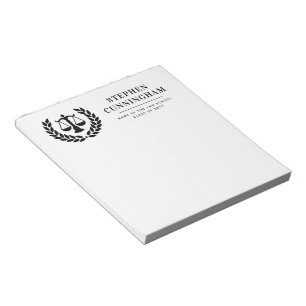 Gepersonaliseerd Modern Law School Afstuderen Notitieblok