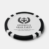 Gepersonaliseerd Modern Law School Afstuderen Poker Chips (Enkel)