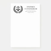 Gepersonaliseerd Modern Law School Afstuderen Post-it® Notes (Voorkant)