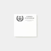 Gepersonaliseerd Modern Law School Afstuderen Post-it® Notes (Voorkant)