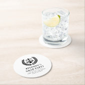 Gepersonaliseerd Modern Law School Afstuderen Ronde Kartonnen Onderzetter (Insitu)