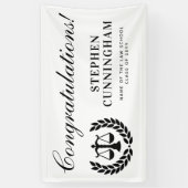 Gepersonaliseerd Modern Law School Afstuderen Spandoek (Verticaal)