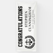 Gepersonaliseerd Modern Law School Afstuderen Spandoek (Verticaal)