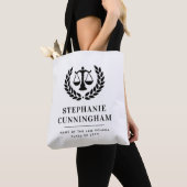 Gepersonaliseerd Modern Law School Afstuderen Tote Bag (Dichtbij)