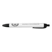 Gepersonaliseerd Modern Law School Afstuderen Zwarte Inkt Pen (Bodem)