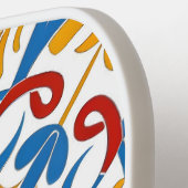 Gepersonaliseerd modern mozaïek pickleball paddle (Links Detail)