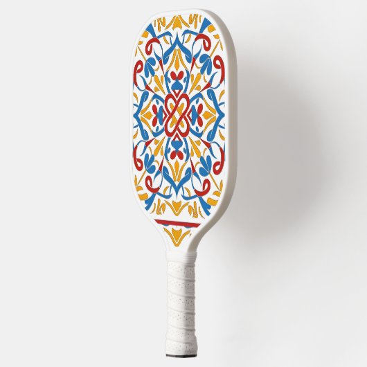 Gepersonaliseerd modern mozaïek pickleball paddle (Links)