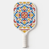 Gepersonaliseerd modern mozaïek pickleball paddle (Voorkant)