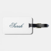 Gepersonaliseerd Modern Sjabloon Bag Label Bagagelabel (Achterkant horizontaal)