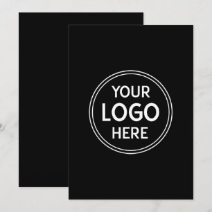 Gepersonaliseerd, modern, stijlvol, monochroom, QR Kaart