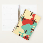 Gepersonaliseerd Modern Trendy Abstract Planner (Display)