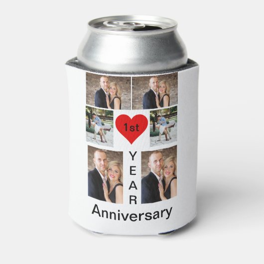 Gepersonaliseerd modern trendy Jubileum Blikjeskoeler (Blikje Achterkant)