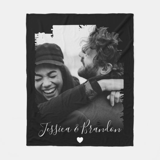 Gepersonaliseerd Moderne Foto Fleece Deken (Voorkant)
