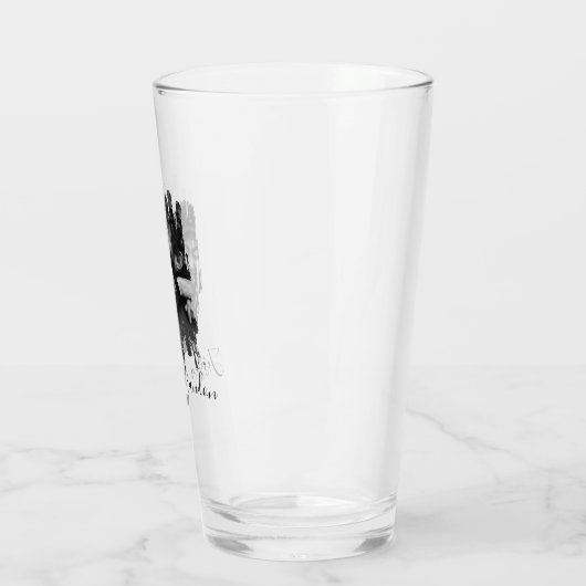 Gepersonaliseerd moderne fotobier glas (Links)