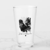 Gepersonaliseerd moderne fotobier glas (Voorkant)