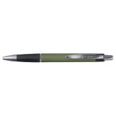 Gepersonaliseerd Moderne Pen Olive Groen en Wit (Achterkant)