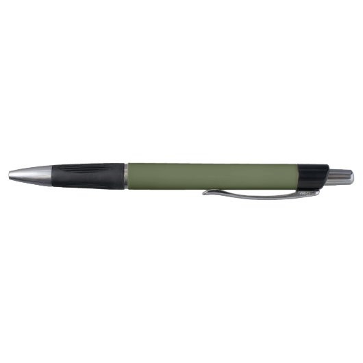 Gepersonaliseerd Moderne Pen Olive Groen en Wit (Bodem)