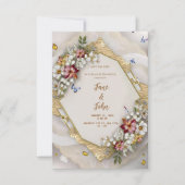 [Gepersonaliseerd] Moderne Tuin Huwelijksuitnodigi Kaart (Voorkant)