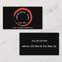 Gepersonaliseerd moderne zwarte professional