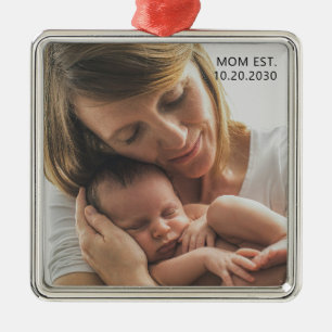Gepersonaliseerd Moeder Opgericht Metalen Ornament