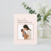 Gepersonaliseerd Moederdag-Briefkaart met foto Feestdagenkaart (Staand voorkant)