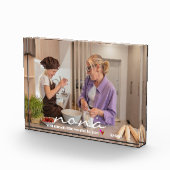 Gepersonaliseerd Moederdag Glass Block Photo Lijst Fotoblokken (Rechts)