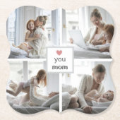 Gepersonaliseerd Moederdag-Onderzetter Kartonnen Onderzetters (Voorkant)