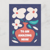 GEPERSONALISEERD MOEDERDAG WENSKAART BRIEFKAART (Voorkant)